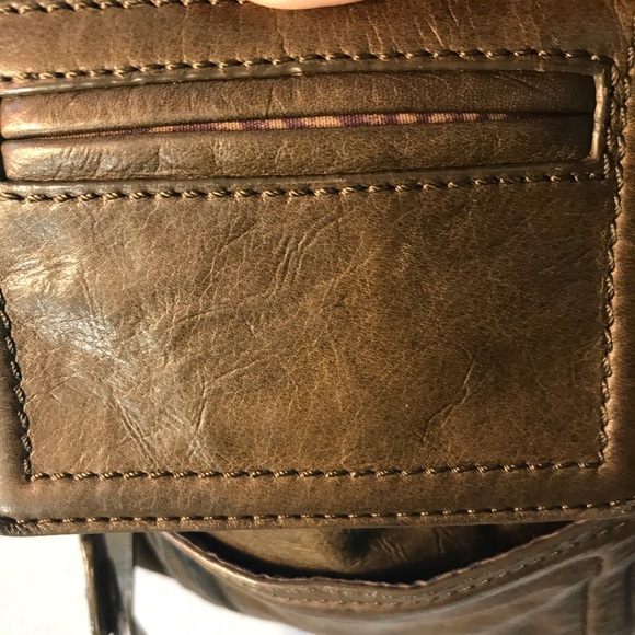 Olive Green“The Sak”Hobo COW LEATHER Bag - Picture 8 of 10